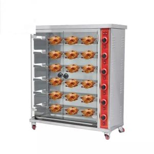 China SS201 Electric Chicken Rotisserie Oven 6 Rods Roasted Chicken Maker wholesale