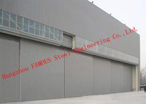 China Hydraulic / Electrical Aircraft Hanger Door And Aviation Building Airplane Bifold Doors Vertical Lifting Systems wholesale