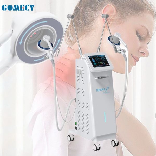 Double Handle Magnetic Therapy Machine Non Invasive With Laser Function For Sports Injury And Pain Release