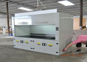 China School Science Lab Fume Hood 8-10mm Benchtops Seamless Welding Cabinet for pp fume hood wholesale