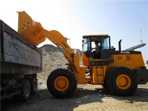 China 5ton good quality joystick control front end loader wiith cummins engine for sale wholesale