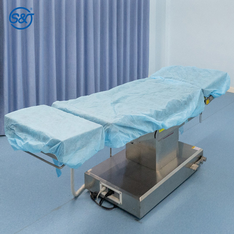 SJ High Quality Disposable elastic fitted bed sheet cover nonwoven disposable medical bed sheets used for hospital