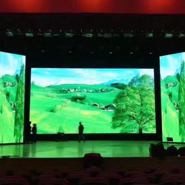 Quality Indoor P3.91LED Stage Curtain Screen Background Advertising Rental HD No Drag full color led display for sale