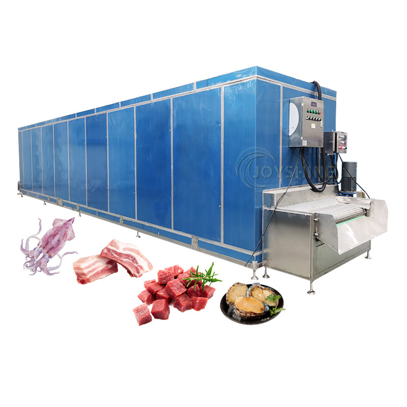 China Tunnel IQF Fast Freezing Cryogenic Blast Freezer Machine With Freezing Time wholesale