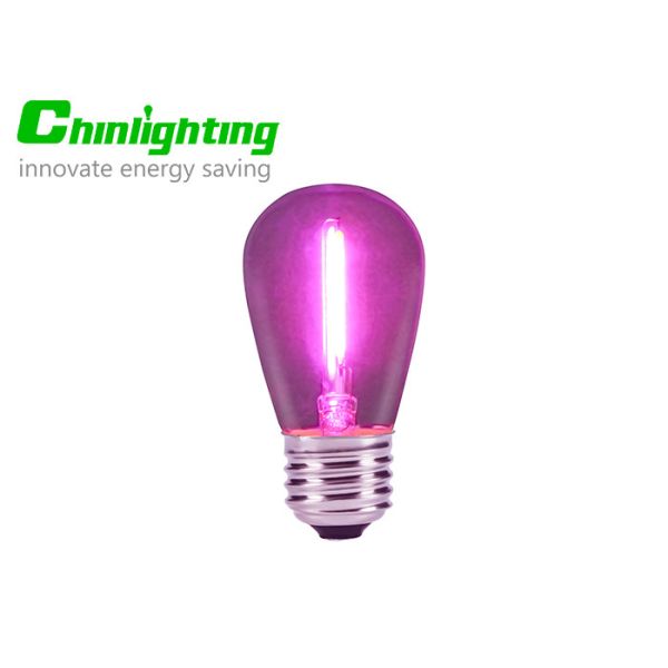 Quality Blue Green Red Purple Filament Clear Glass Bulb LED Lights for sale