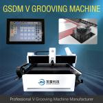 Efficient CNC Sheet Metal Cutting Machine Shower Room Panel V Slotting Machine