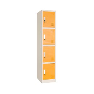 China Office Lockable Metal Lockers Patio Furniture 4 Compartment Steel Locker on sale
