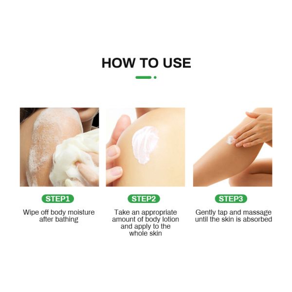 OEM Moisture Body Lotion Natural Organic Brightening Skin