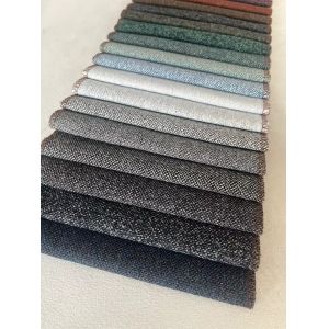 Waterproof High Durability Plain Linen Fabric Linen Polyester Blend Fabric