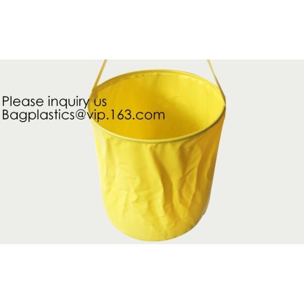PVC Tarpaulin Waterproof Collapsible Barrel Rain Water Barrel Collapsible Plastic Flexible Pvc Rain Water Barrel, bageas