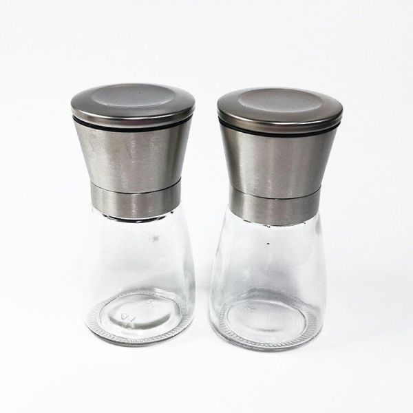 Manual Black 140mm 150ml 224.5g Pepper Mill Grinder
