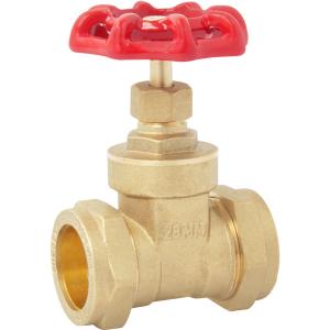China 15mm 22mm Compression Gate Valve For Gas Line wholesale