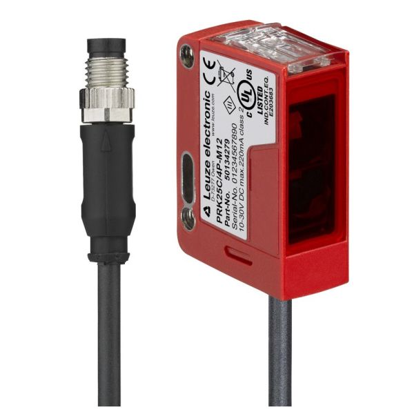 LEUZE PRK25C/6G-100-M8 Fork Sensor - 100mm Range, M8, IP67 | Packaging &