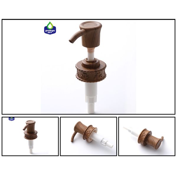 18/410 Gold Yellow 4cc Body Lotion Pump Head Screw Colored Lock Foaming Bottle Pumps