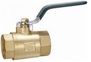 China Forged NPT Full Bore Port Brass Floating Ball Valve With Stainless Steel Stem on sale