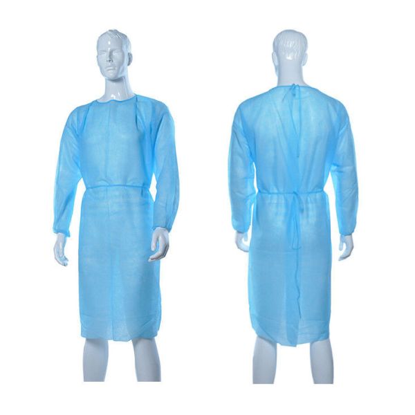 Quality Disposable Long Sleeve Isolation Gowns Wholesale Medical Isolation Clothing for sale