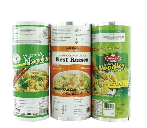 recyclable food packaging film/printed plastic food packaging film rolls