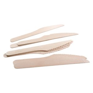 China OEM Nontoxic Biodegradable Wooden Cutlery , Compostable Wooden Disposable Utensils on sale