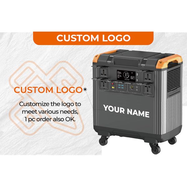 3000W Portable Power Station with 5376Wh LiFePO4 Battery and 110V/230V Solar Generator for Home Backup