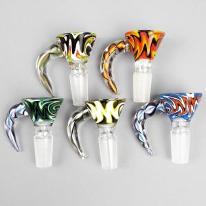 China Glass Slides Bowl Pieces Bongs Bowls Funnel Rig Accessories Ceramic Nail 14mm Male wholesale