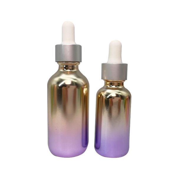 30ml 60ml Cosmetic Dropper Bottles Round SGS Passed