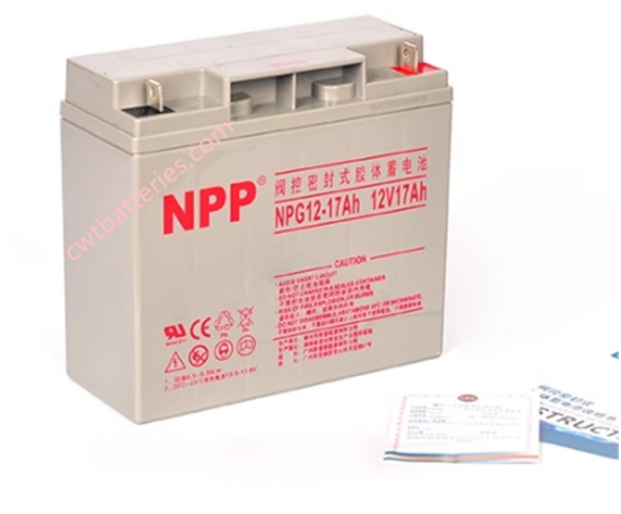 NPG12-17Ah 12V17Ah Lead Acid Gel Rechargeable Solar Storage Battery Power Solar System New Original