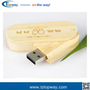 China Bamboo Wooden box usb wooden shaped usb flash drive with custom logo printing wholesale