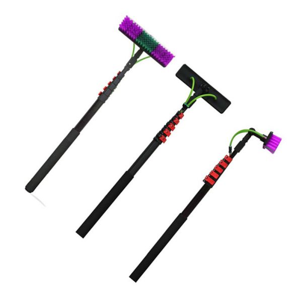 Window Cleaning Telescopic Water Fed Pole 3K Twill With 7 Sections