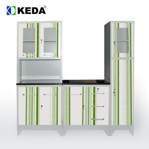 China 0.38 CBM Depth 430mm Kitchen Steel Kitchen Cabinet wholesale