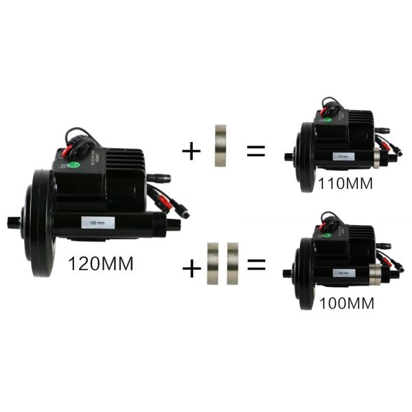 48v 1000w Mid Mounted Electric Bike Motor , Electric Motor Kits For Bicycles