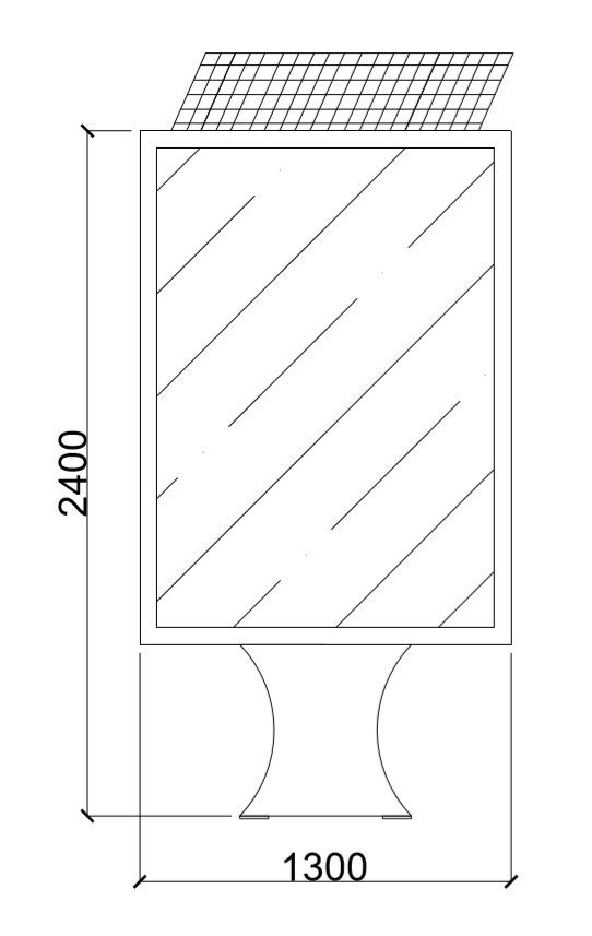 Double Sided EPDM Seal 4G Solar Powered Light Box