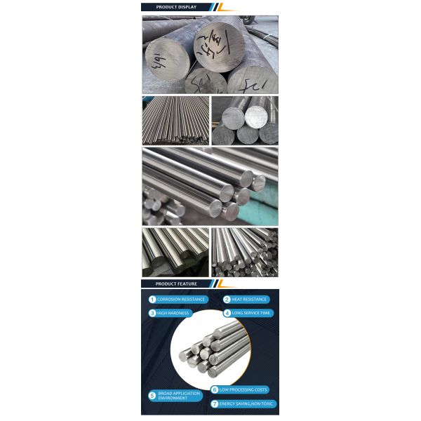 ASTM 304 Round Stainless Steel Rod 2mm 3mm 6mm Metal Rod