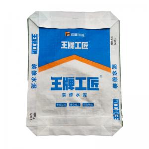 China Block Bottom PP Cement Bags With 20gsm Laminated Coat 70-90g/Pc Weight wholesale