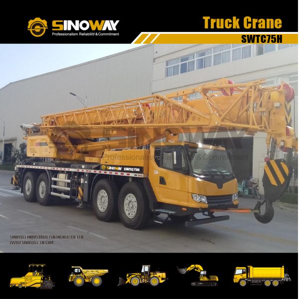 Articulating boom crane / 75 ton Telescopic Mobile Boom Crane