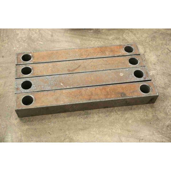 Embedded Punching Laser Cutting Steel Plate For Building Material SGS Approval