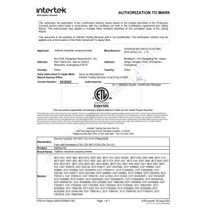 1stshine Industrial Company Limited Certifications