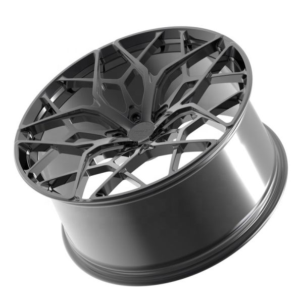 21 inch monoblock brushed black car wheels 5X115 aluminum alloy forged wheels