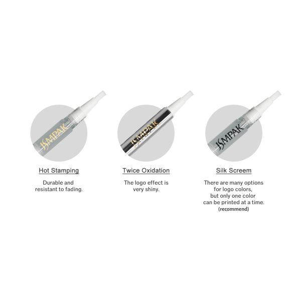 2ml 4ml Empty Cosmetic Tube Clear Empty Lip Gloss Tube Pen With Brush Applicator