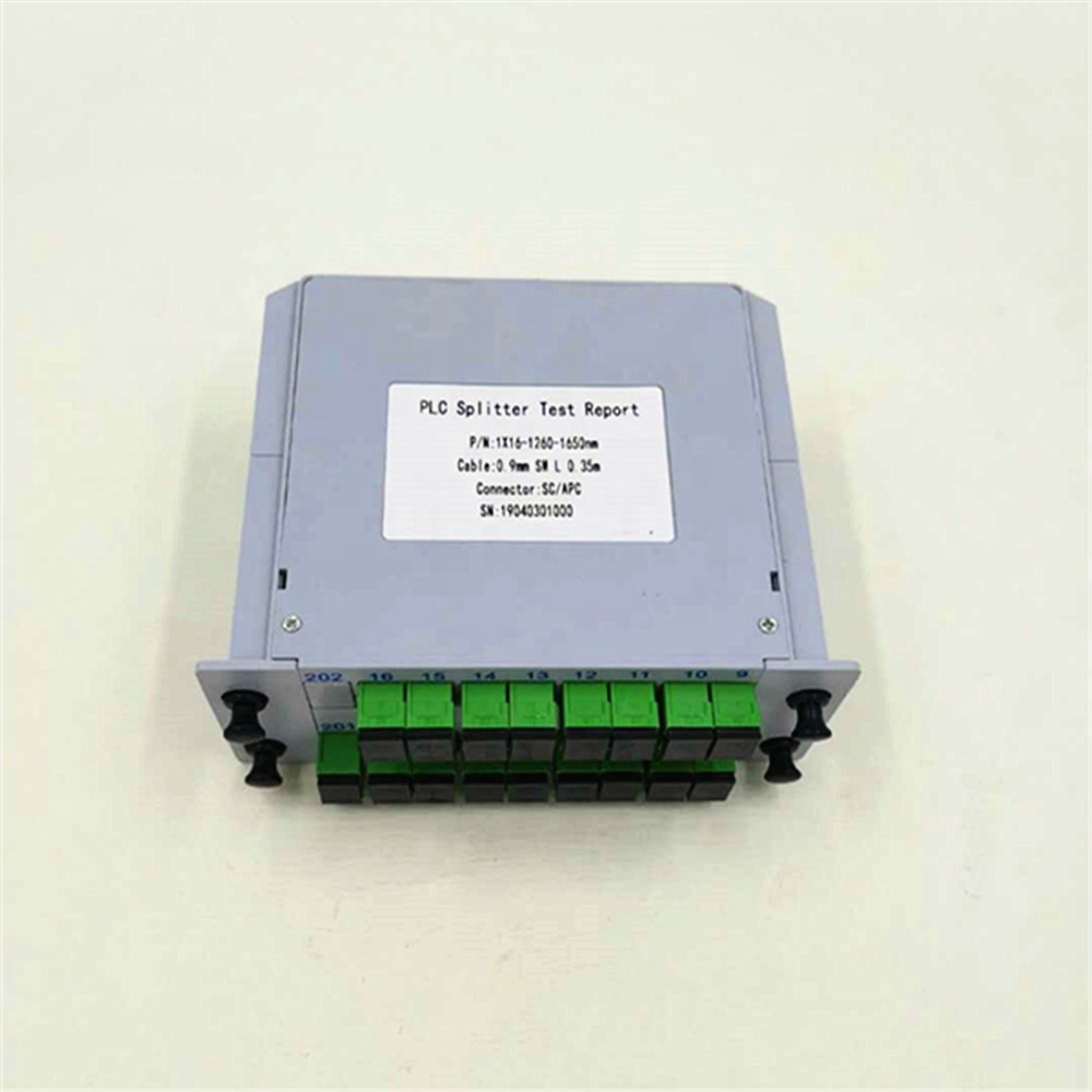 2 Core Fiber Optic Splitter Low Insertion Loss Good Channel - To - Channel