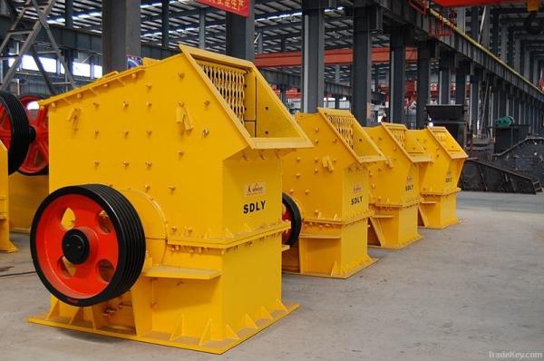 Quality 3-260 Tph Hammer Stone Crusher Machine Small Stone Crusher For Secondary Crushing for sale