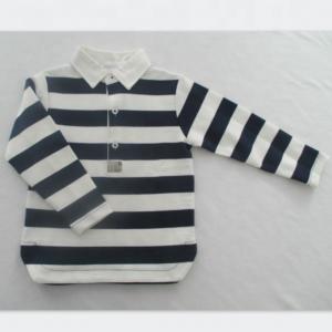 China Heavy Yarn Dyed T Shirts Jersey Long Sleeve Polo Shirt wholesale