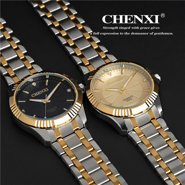 Very Cheap Wristwatches Man Male Watches Stainless Steel Quartz Men Watch Rose Gold Luxury
