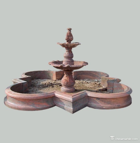 Stone pool marble water fountains outdoor garden decoration