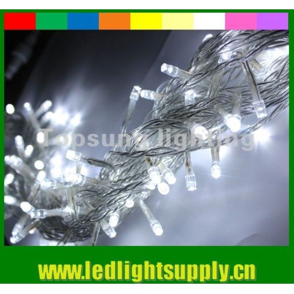 120v Pink 100 led Holiday Decoration Lights Twinkle Fairy String