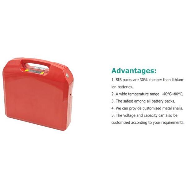 24V 24.8V 30AH Sodium Ion AA Battery SIB Pack For Electric Pallet Jack