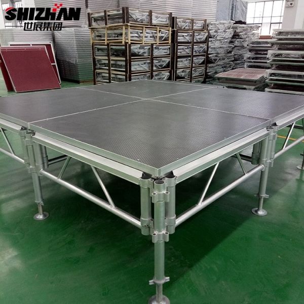TUV Aluminum Stage Platforms Lightweight Durable Movable Easy Install Assembly Folding