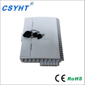 China Plastic 12 Ports Outdoor Fiber Optic Distribution Box Wall / Pole Mount Enclosure on sale