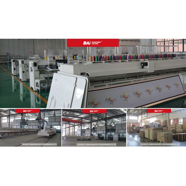 1000rpm High Speed Embroidery Machine 6 Head For T Shirt