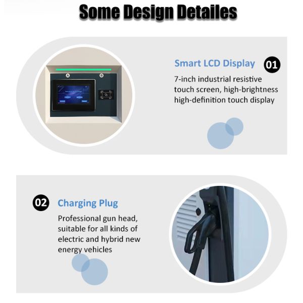 60KW 120KW DC EV Car Charger Ocpp 1.6J CE Tuv IP54 EV Charging Station for Electric Cars