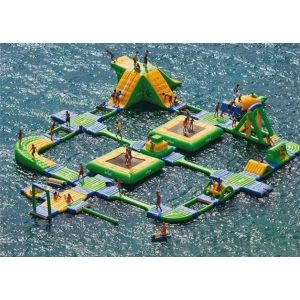 Buy cheap Large Adult Inflatable Water Park , Inflatable Aqua Park One Stop Service from wholesalers